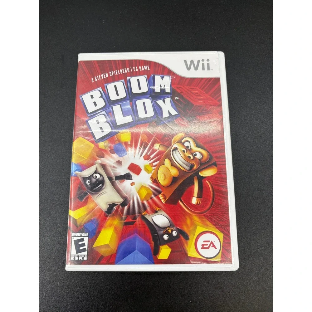 Boom Blox Nintendo Wii EA Steven Spielberg Puzzle Game WORKS